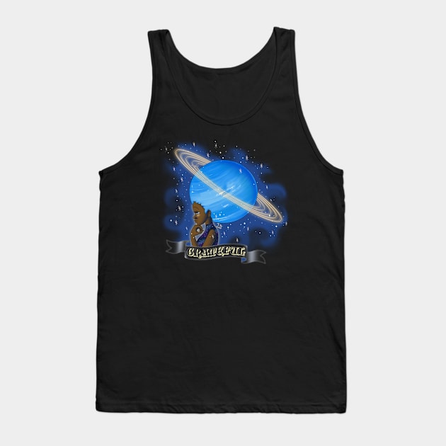 African American Woman and Neptune Tank Top by treasured-gift